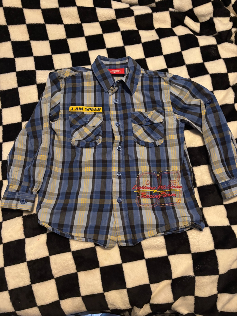 Size 6 Disney lightening McQueen cars shirt